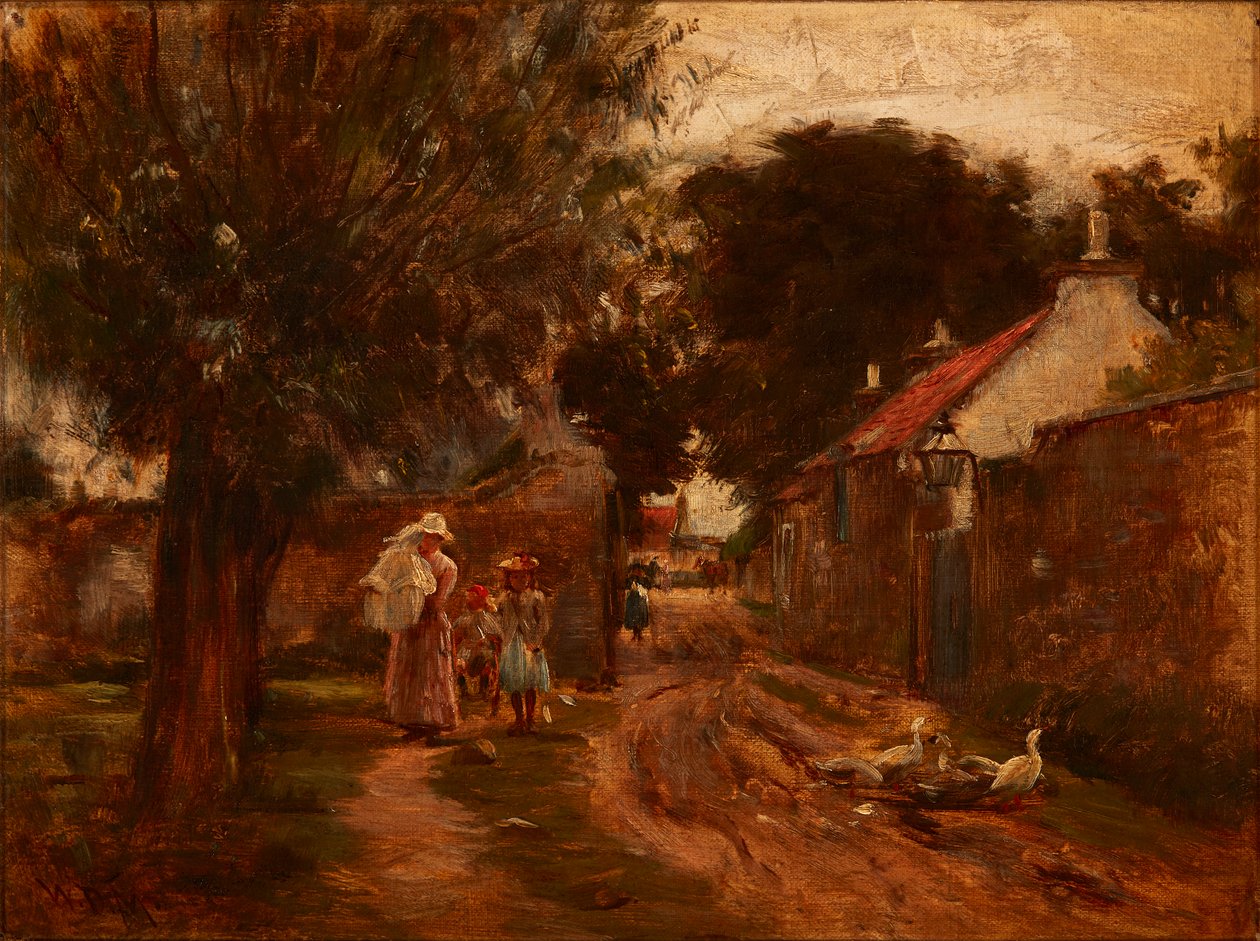 Home from Church (olie på lærred) af William Darling McKay
