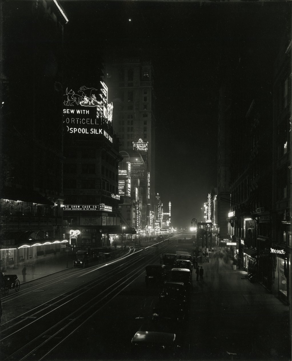 West 42nd Street, 1917 af William Davis Hassler