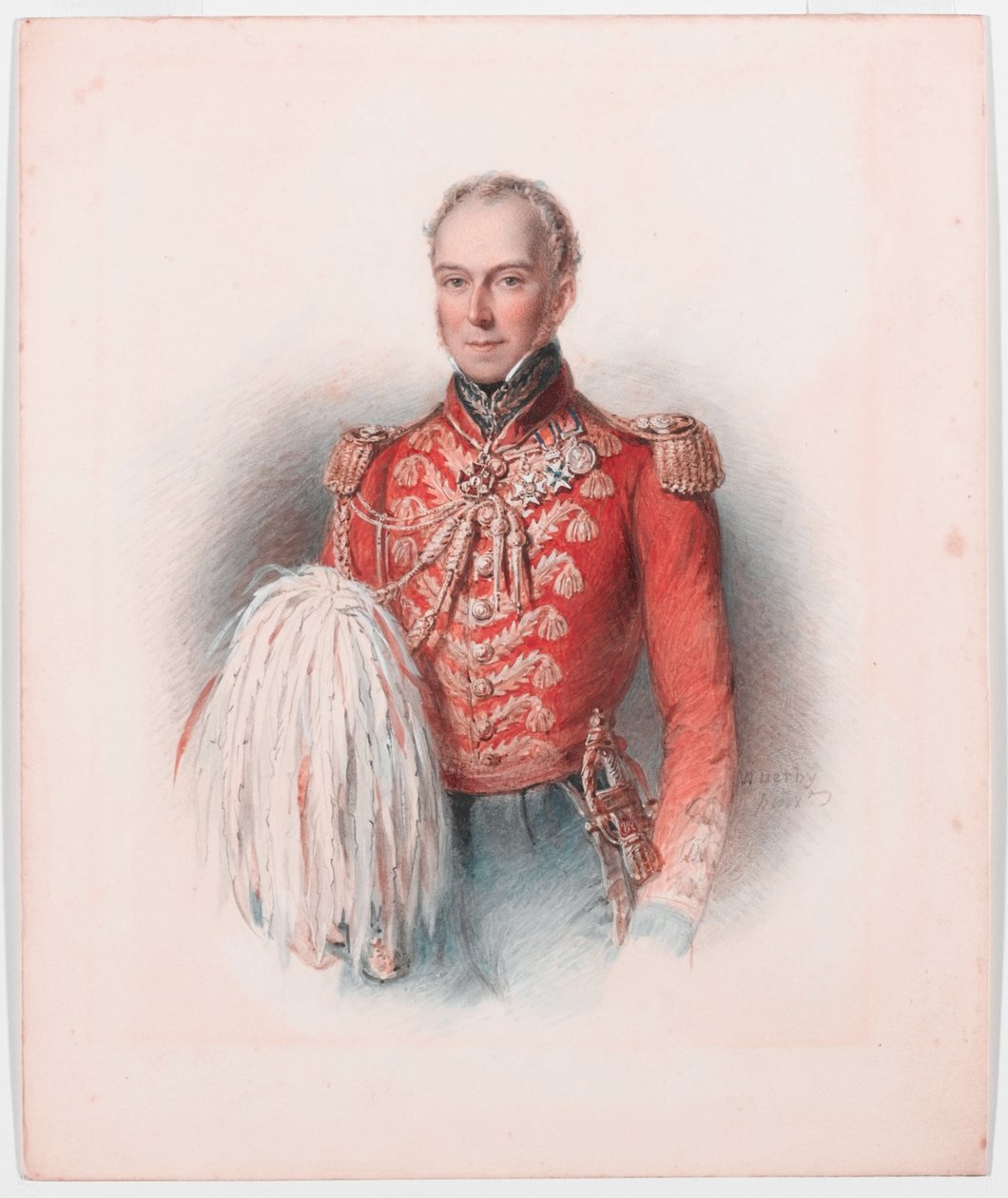 Generalmajor William George Keith Elphinstone, 1837 ca af William Derby