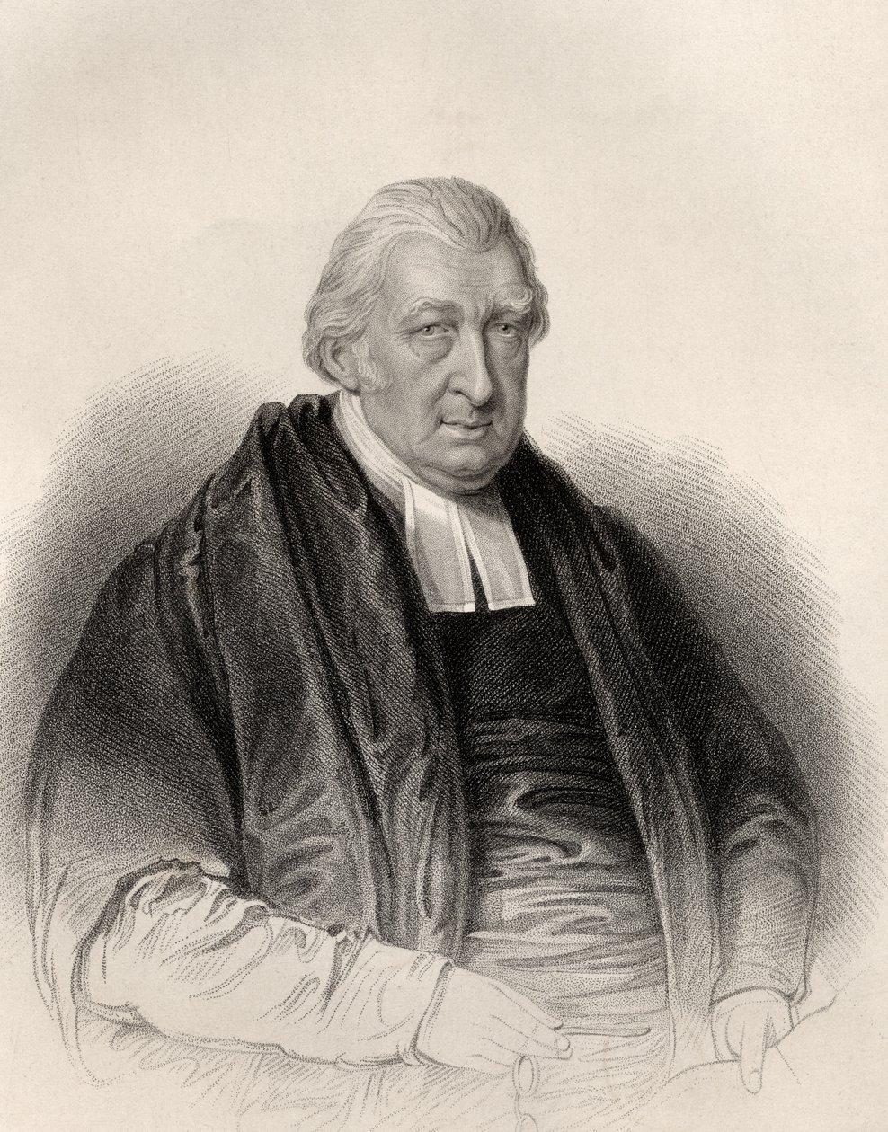 Reverend Rowland Hill, graveret af S. Freeman, fra 