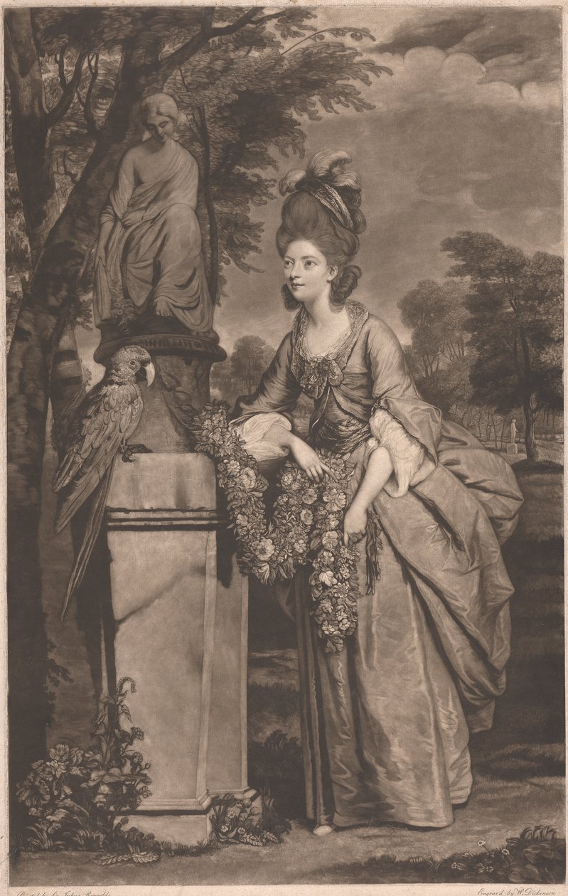 Elizabeth, grevinde af Derby af William Dickinson