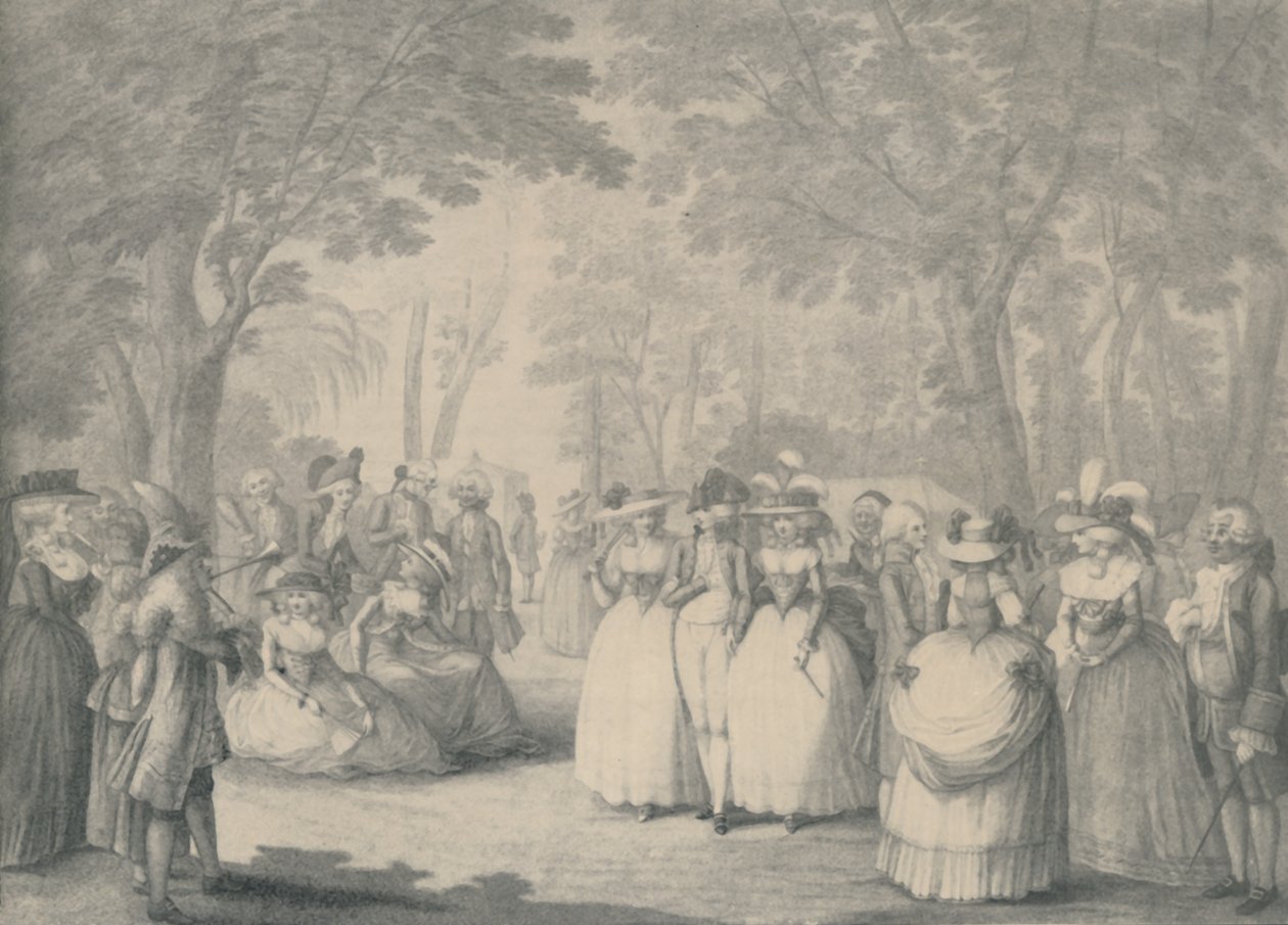I Carlton House Gardens, 1760-1820, 1920 af William Dickinson