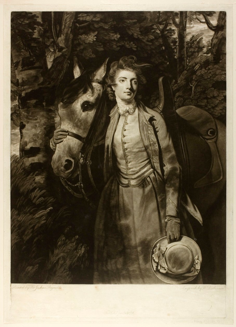 Lady Charles Spencer af William Dickinson