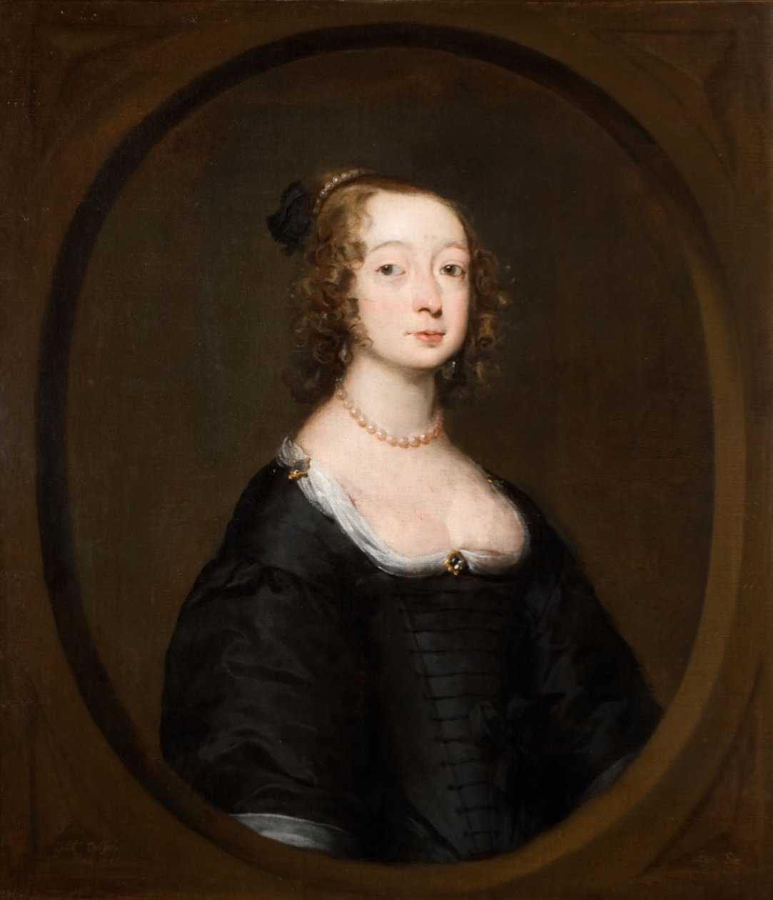Portræt af en kvinde, 1645. af William Dobson