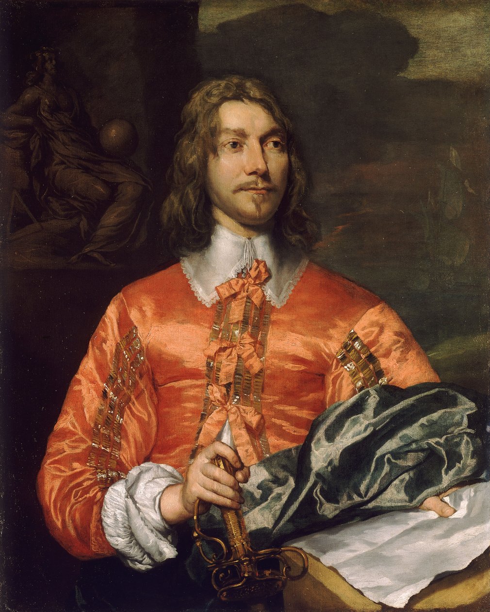 Portræt af en royalist, ca. 1643 (olie på lærred) af William Dobson