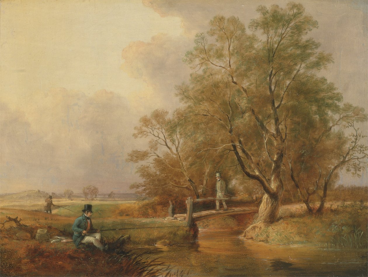 Fiskeri: Bundfiskeri (olie på lærred) af William E. Jones