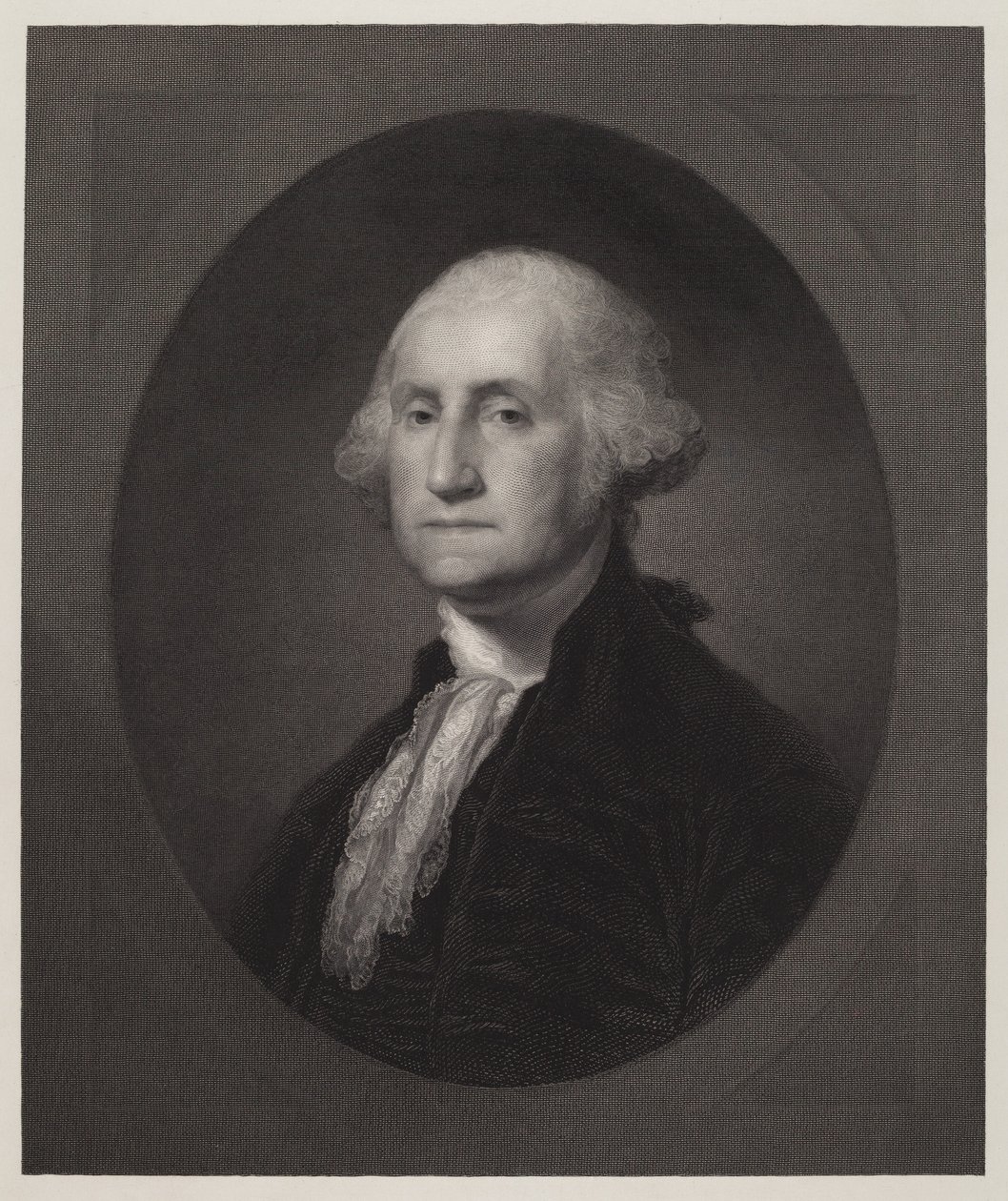 George Washington af William Edgar Marshall after Gilbert Stuart