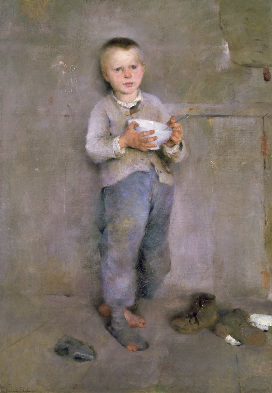 Så lykkelig som en konge, 1884 af William Edward Stott