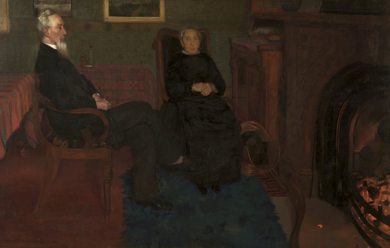 Min far og mor, 1884 af William Edward Stott
