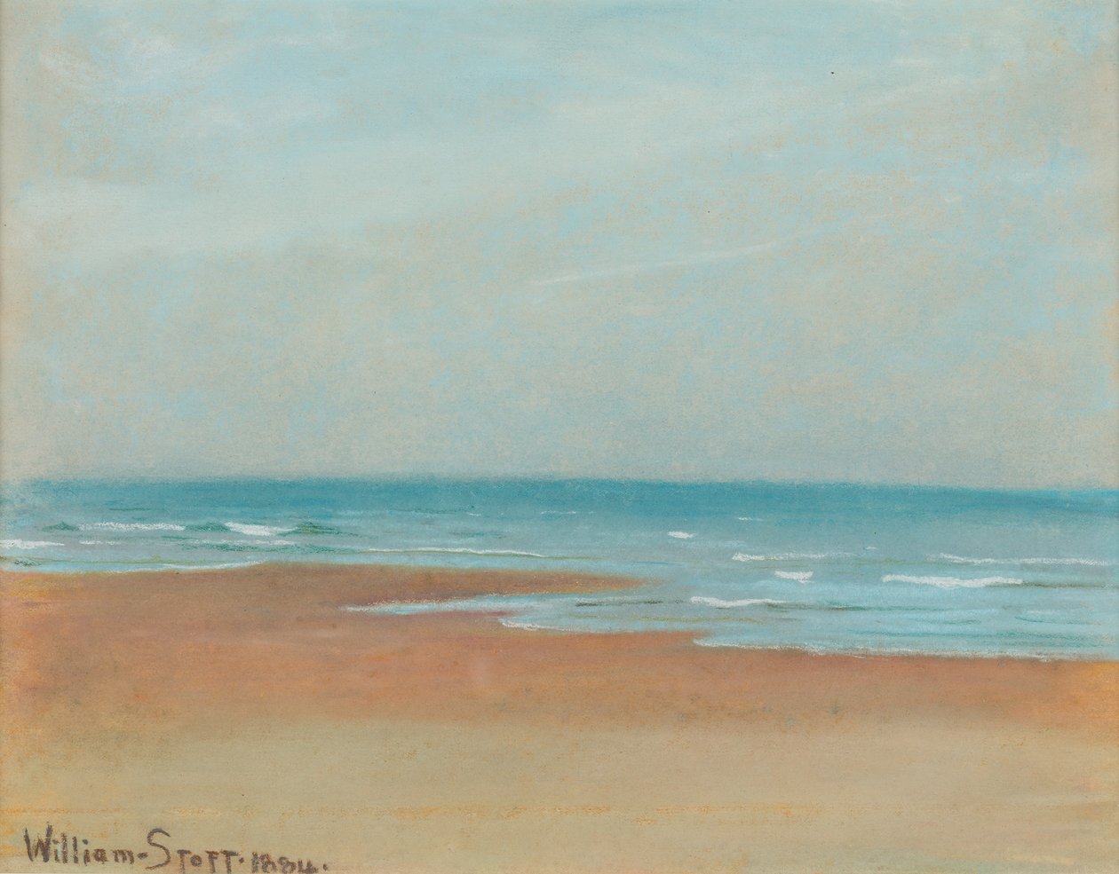 Sølandskab, 1884 af William Edward Stott