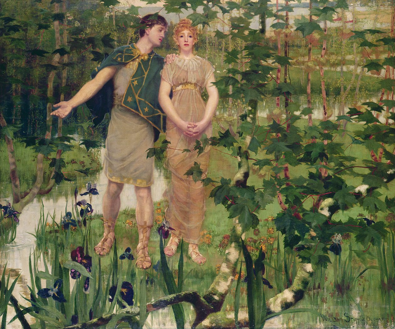 Den glade dal, 1898 af William Edward Stott