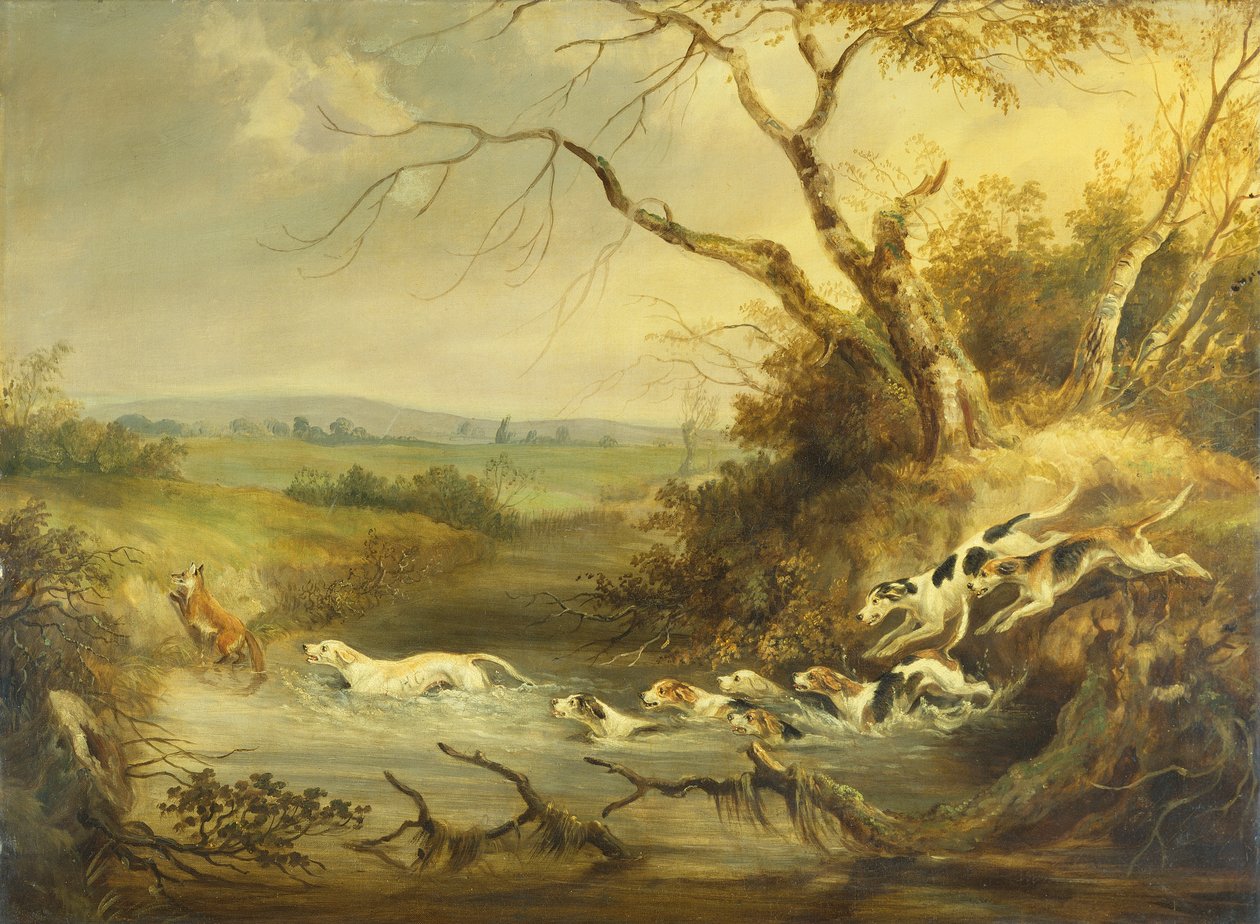 Close to the Kill by the Brook (olie på lærred) af William Edward Webb