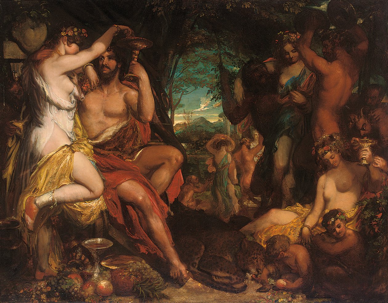 En Bacchanalsk Revel af William Etty