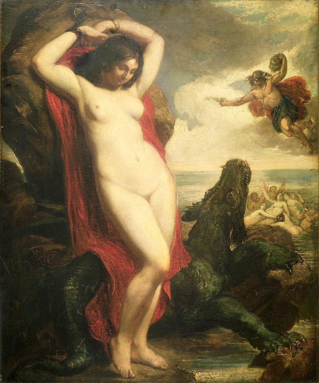 Andromeda og Perseus, ca. 1840 (olie på lærred) af William Etty