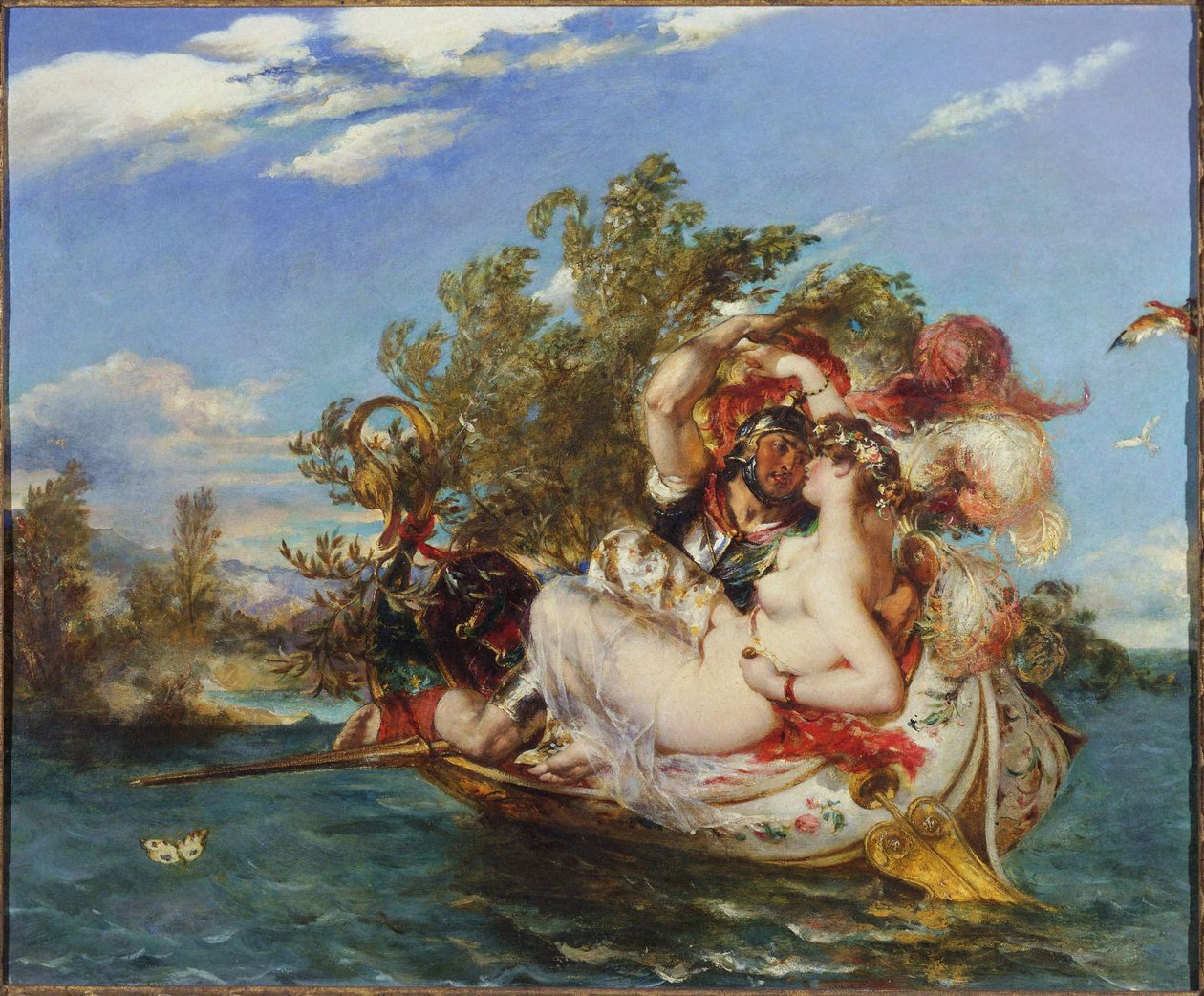 Phaedria og Cymochles af William Etty