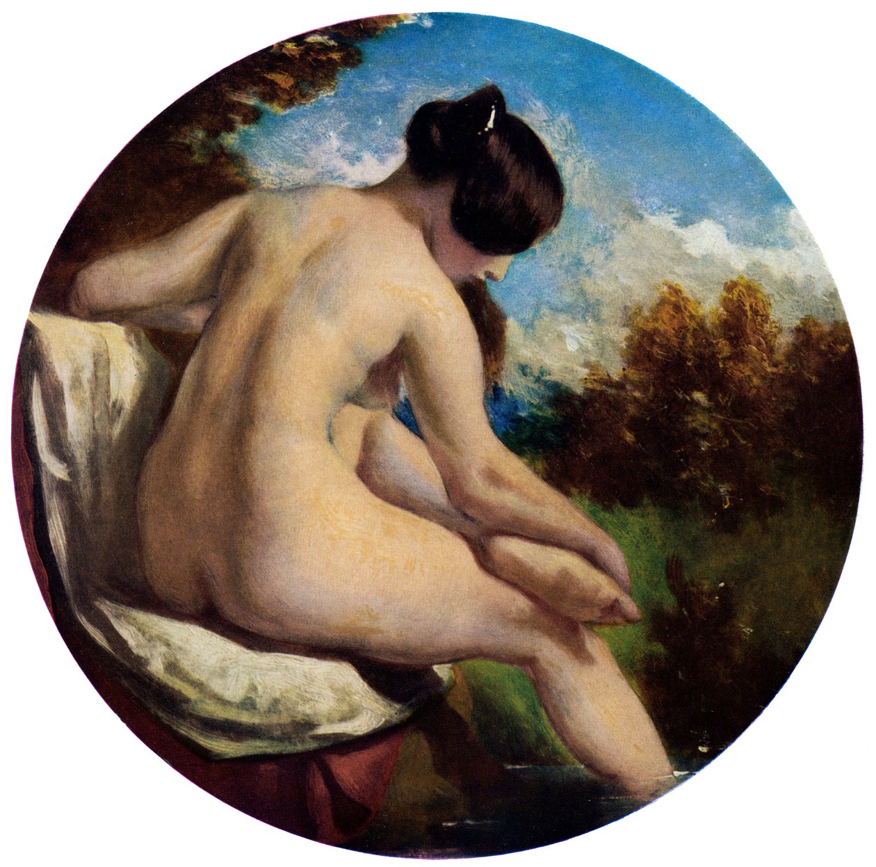 Baderen, 1800-tallet. af William Etty