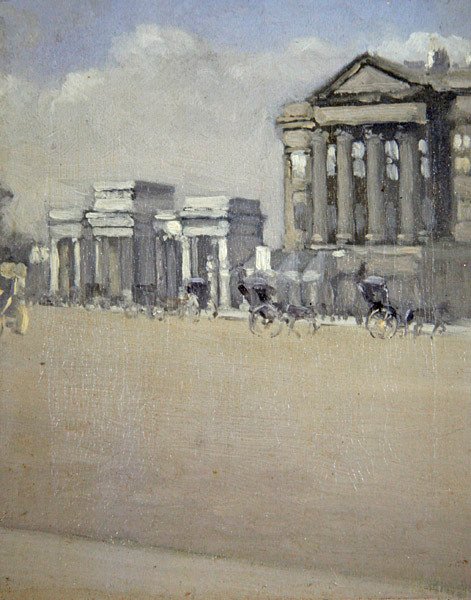 Hyde Park Corner, ca. 1892 (olie på lærred) af William Evelyn Osbourne