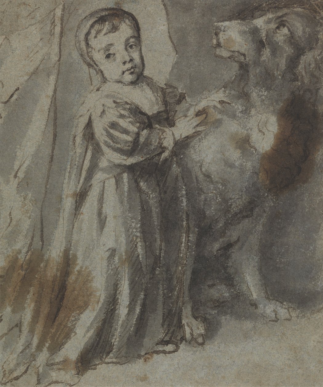 Charles II, da han var barn af William Faithorne