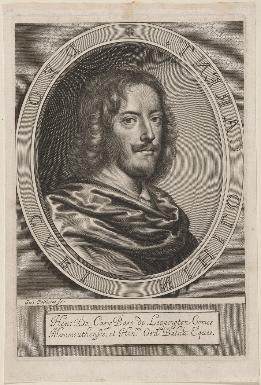 Henry Carey, jarl af Monmouth af William Faithorne
