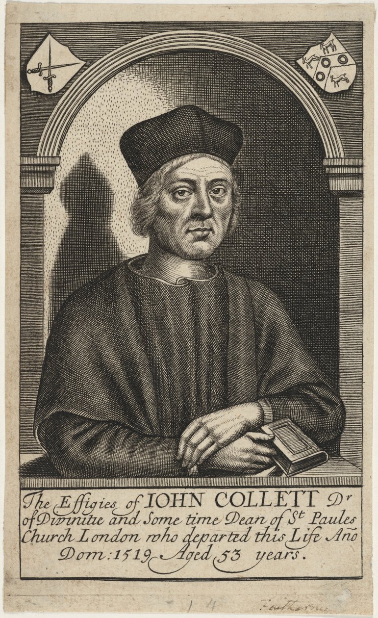 John Colet, D.D. af William Faithorne