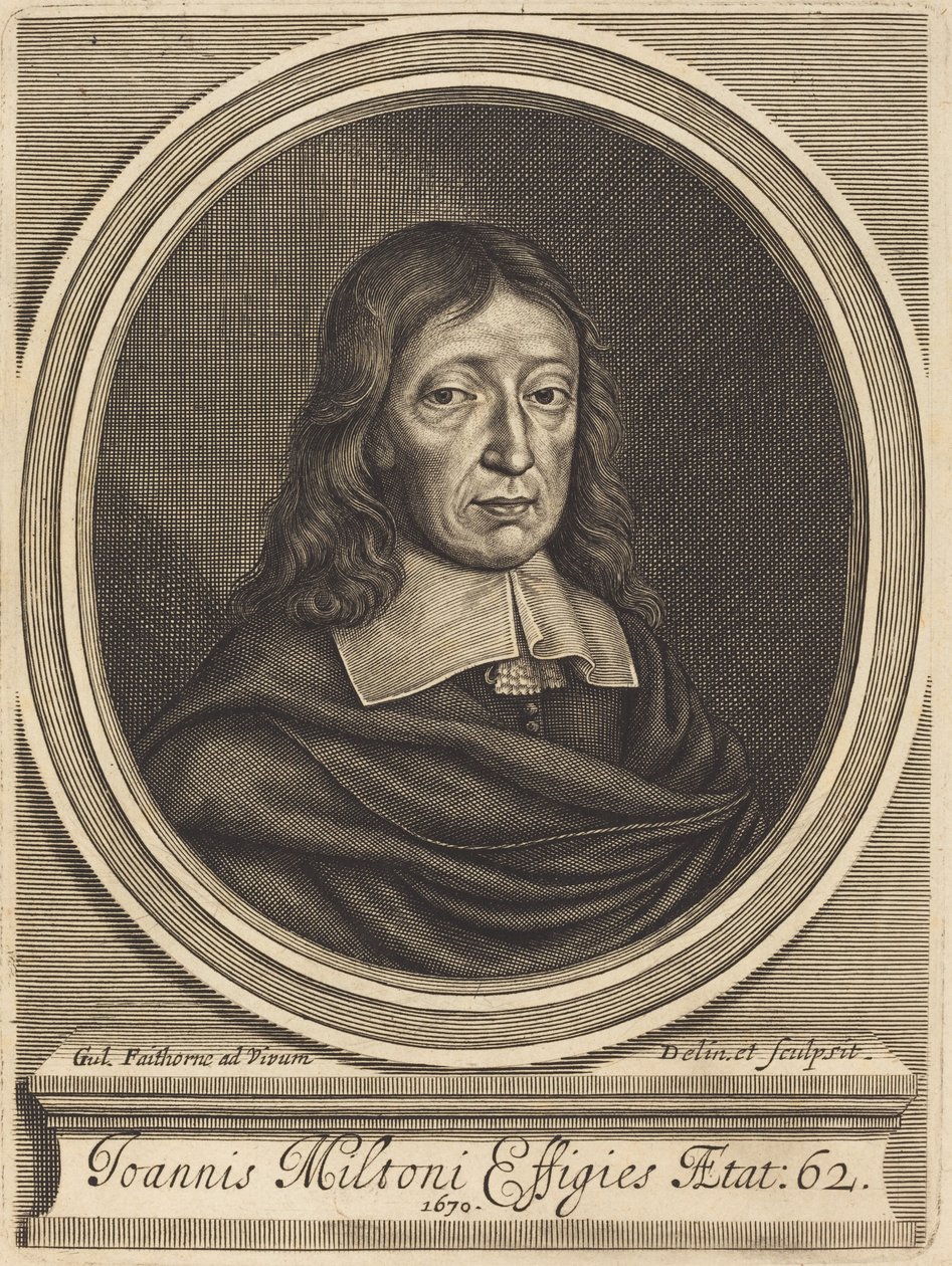 John Milton af William Faithorne
