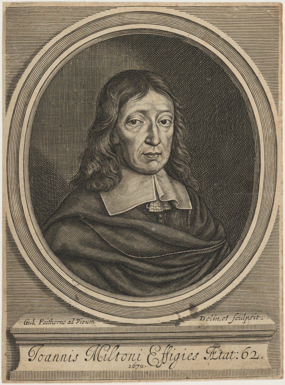 John Milton af William Faithorne