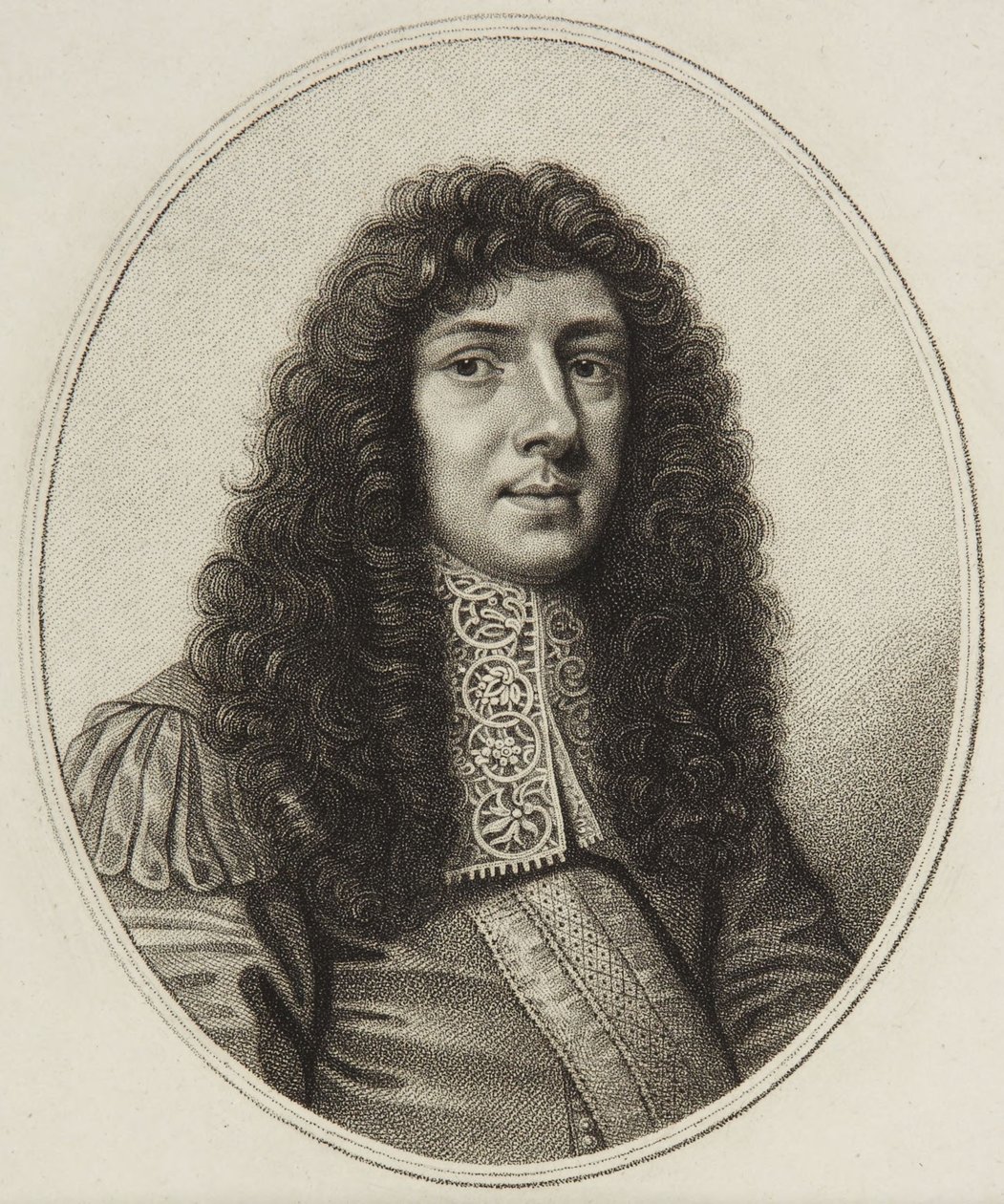 Portræt af John Aubrey af William Faithorne
