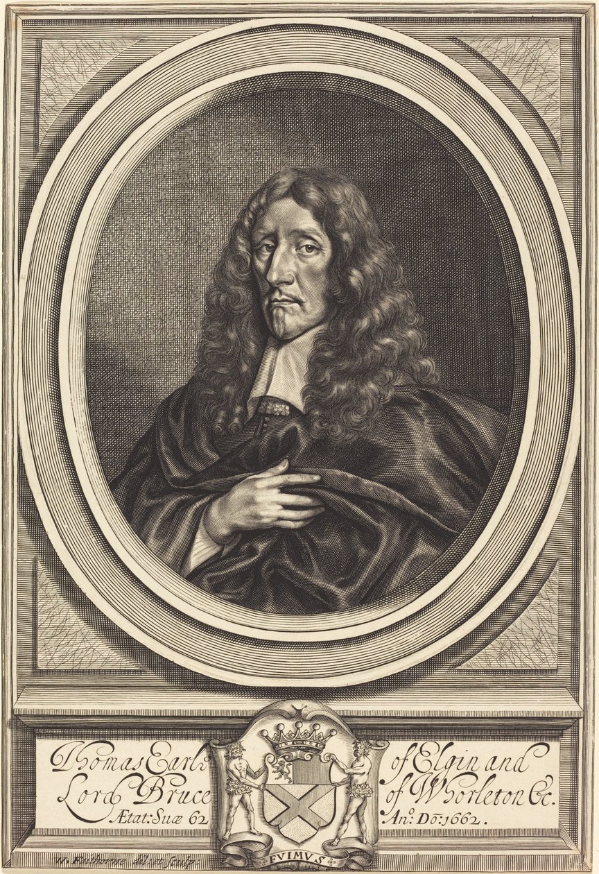 Thomas Bruce, jarl af Elgin af William Faithorne after Sir Anthony van Dyck
