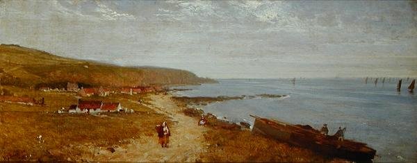 På Kincardine-kysten af William Fettes Douglas