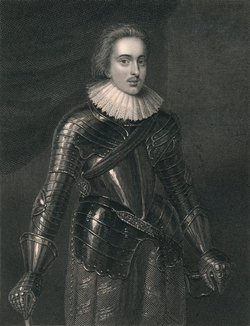 Henrik, Prins af Wales, c1830. af William Finden