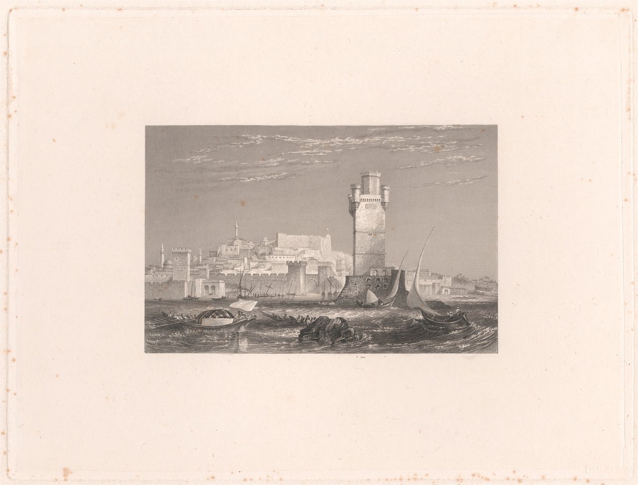 Rhodos af William Finden