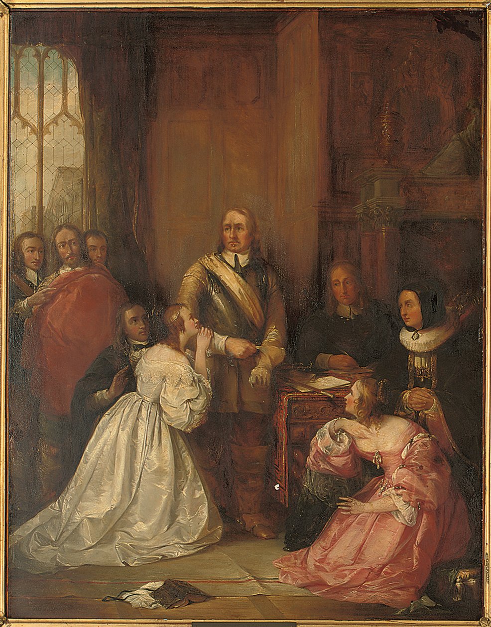 Cromwells familie, forbøn for Charles I