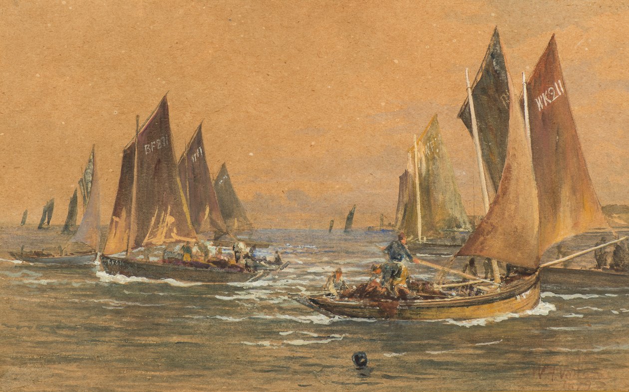 Fiskerbåde af William Fleming Vallance