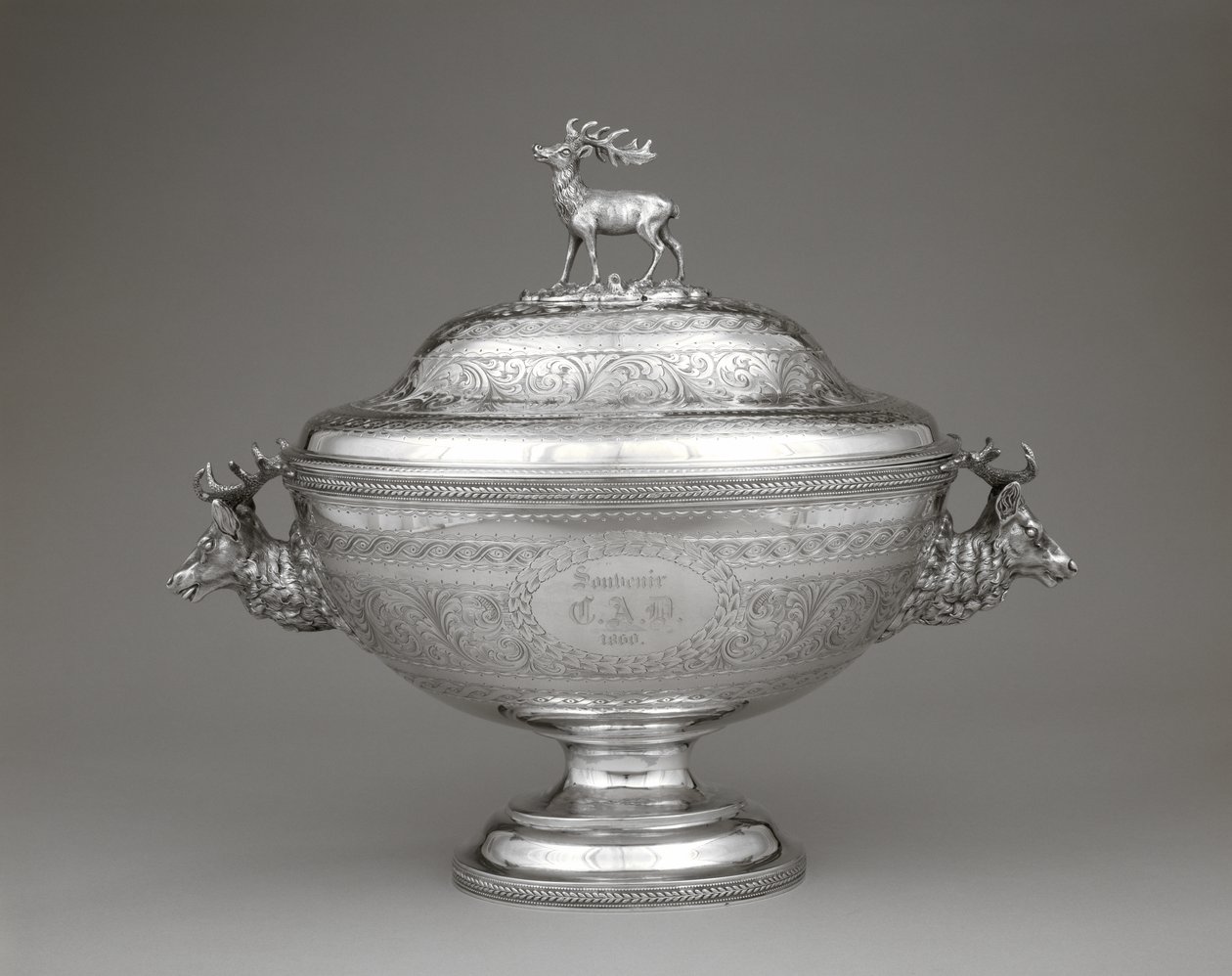 Suppe Terrine, ca. 1860 (sølv) af William Forbes