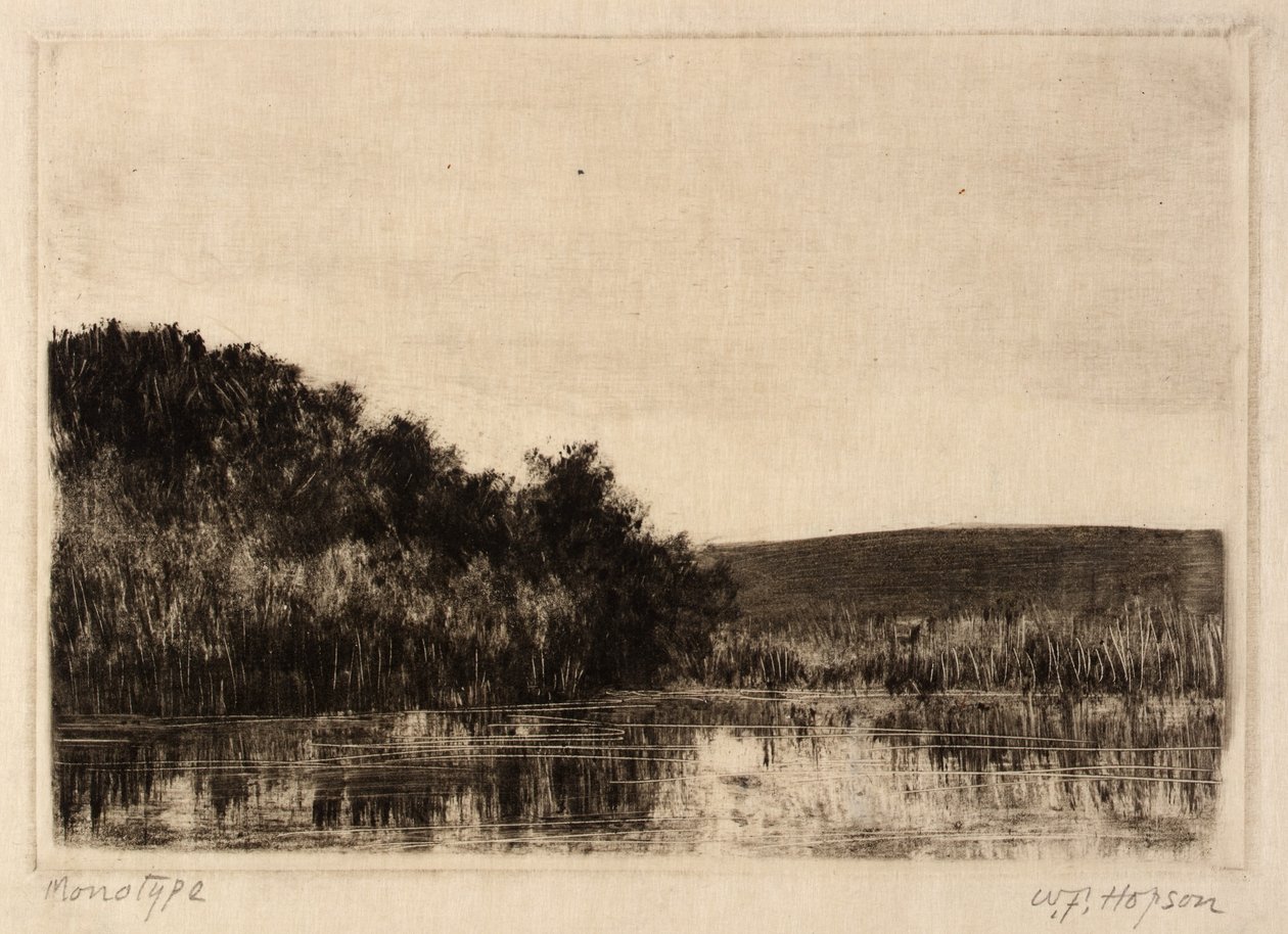 Flodlandskab af William Fowler Hopson