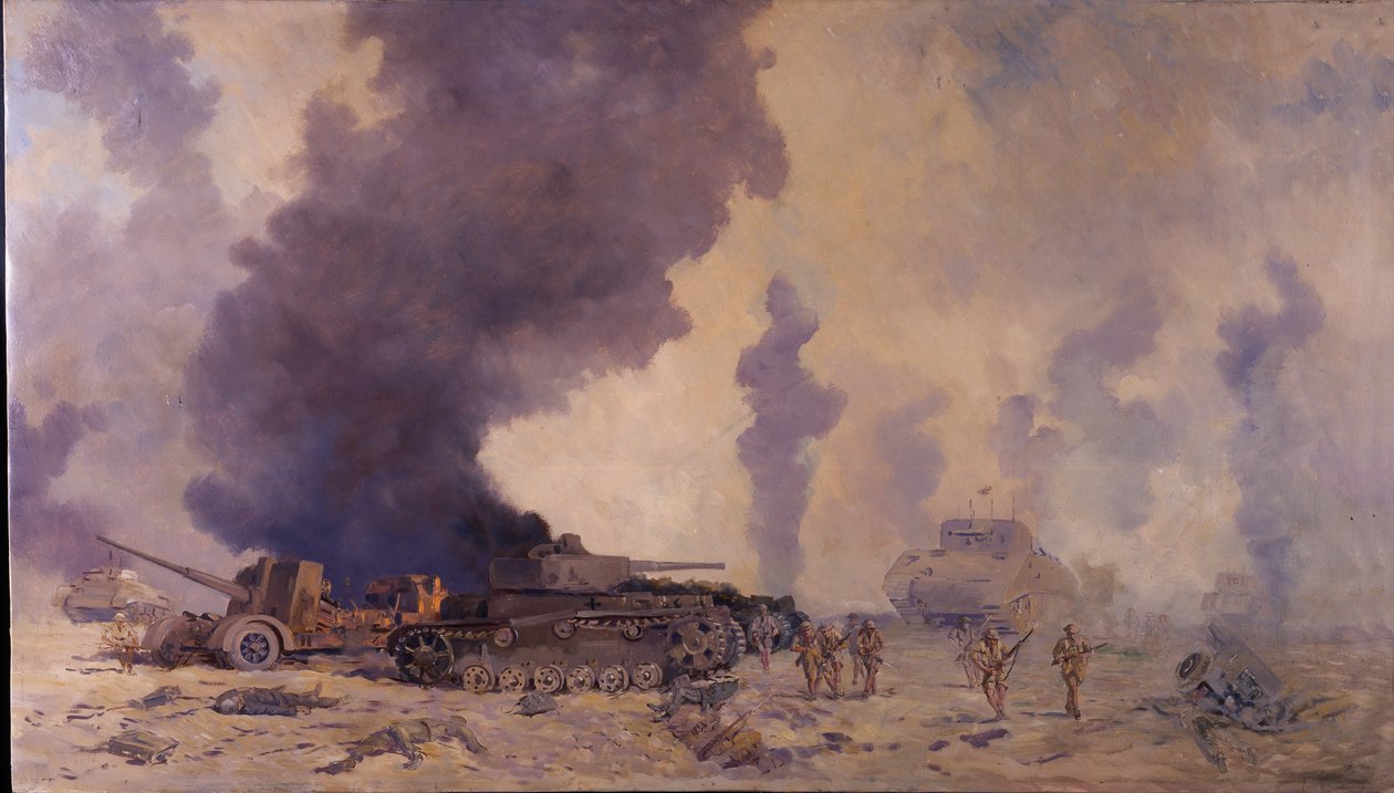 Slaget ved El Alamein af William Francis Longstaff