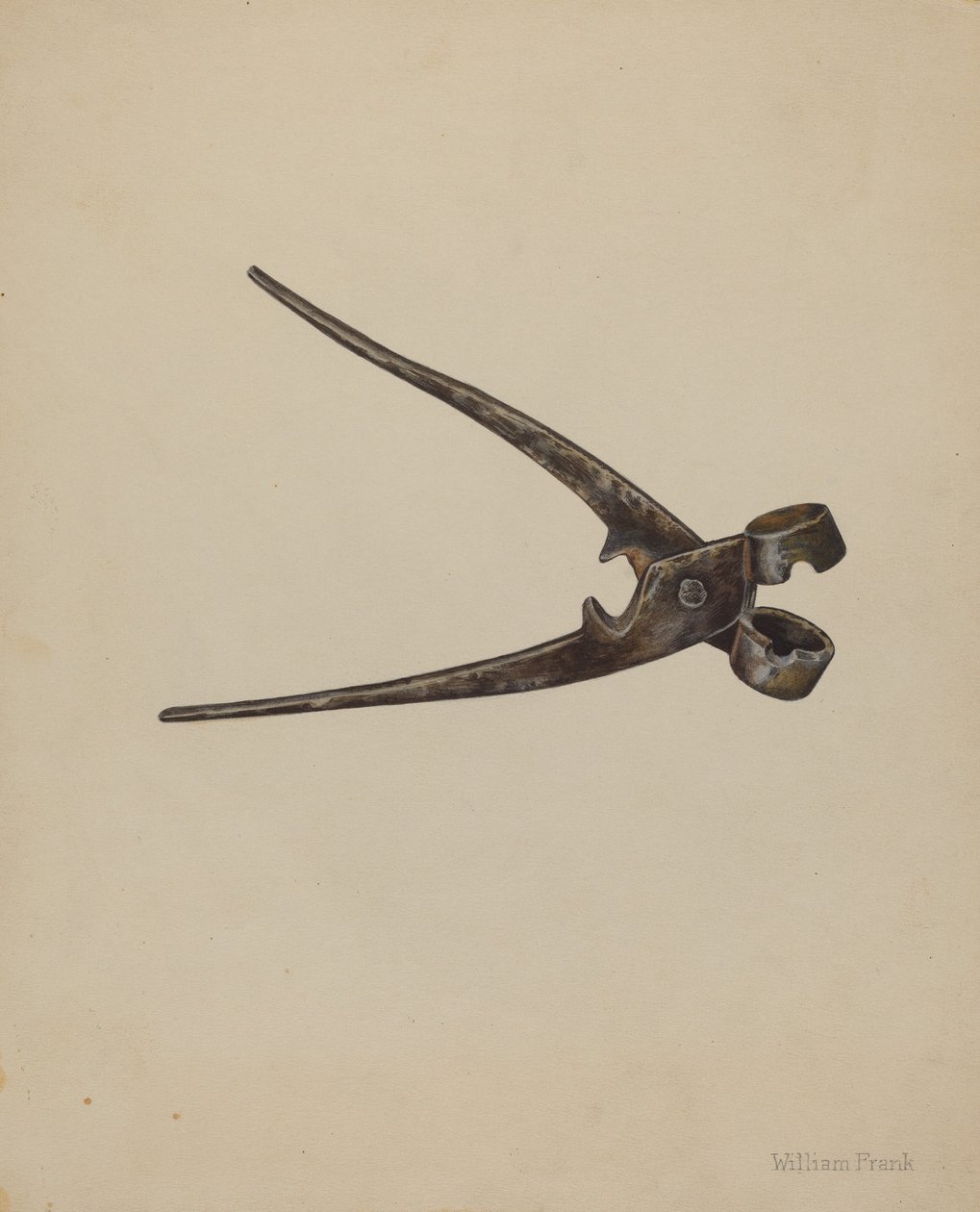 Kugleform, ca. 1940. af William Frank
