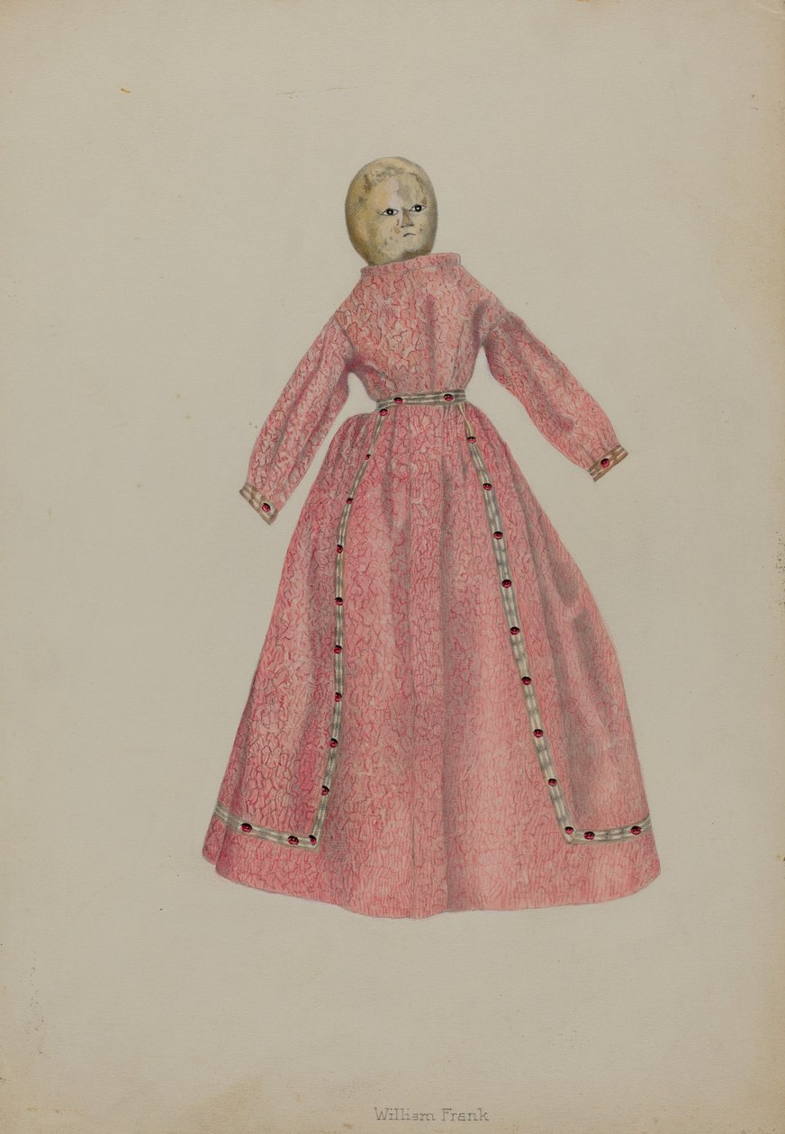 Gingham Doll, ca. 1938. af William Frank
