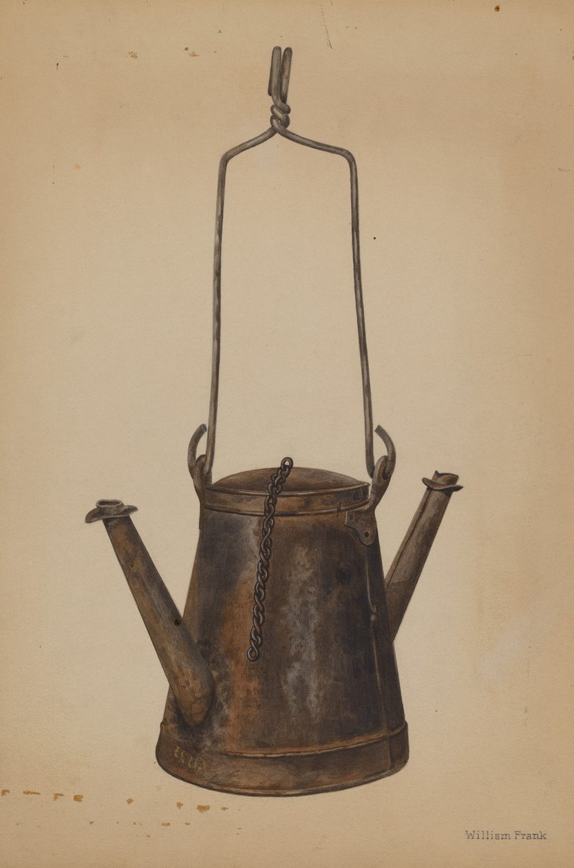 To sprøjtede fakkel, ca. 1942. af William Frank