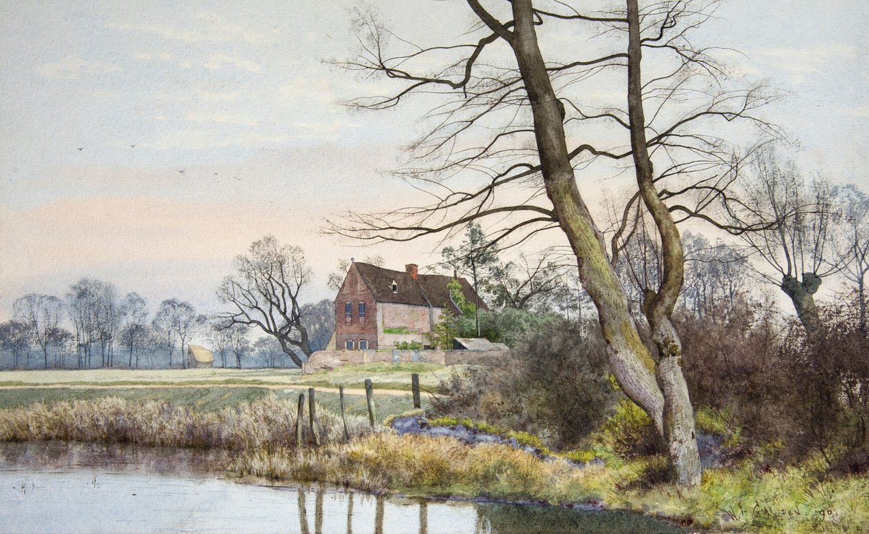 The Manor House, Hemingford Grey af William Fraser Garden