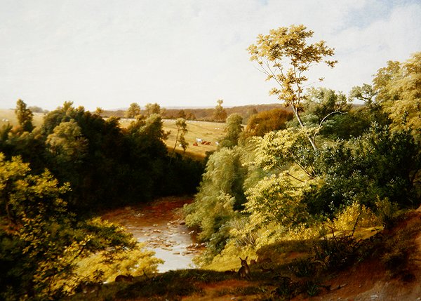 A Riverside Warren/On the Greta af William Frederick Witherington