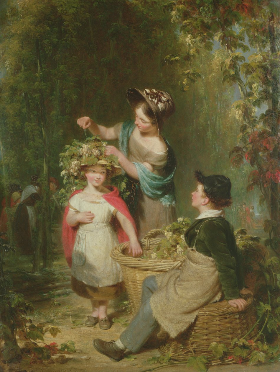 Humlekransen, 1834 af William Frederick Witherington