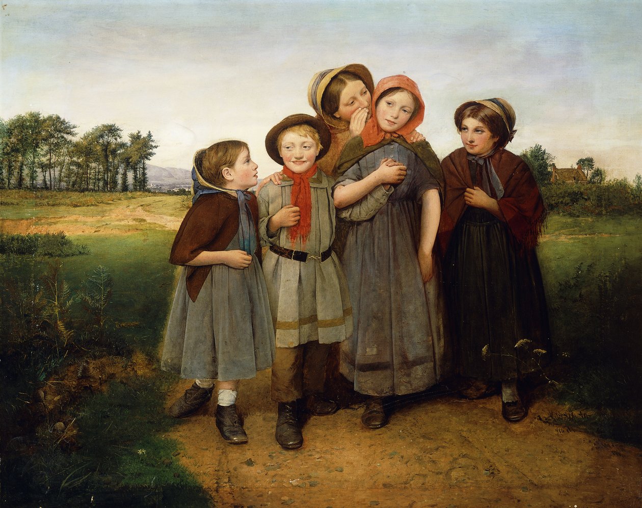 Hemmeligheden, 1855 af William Frederick Witherington