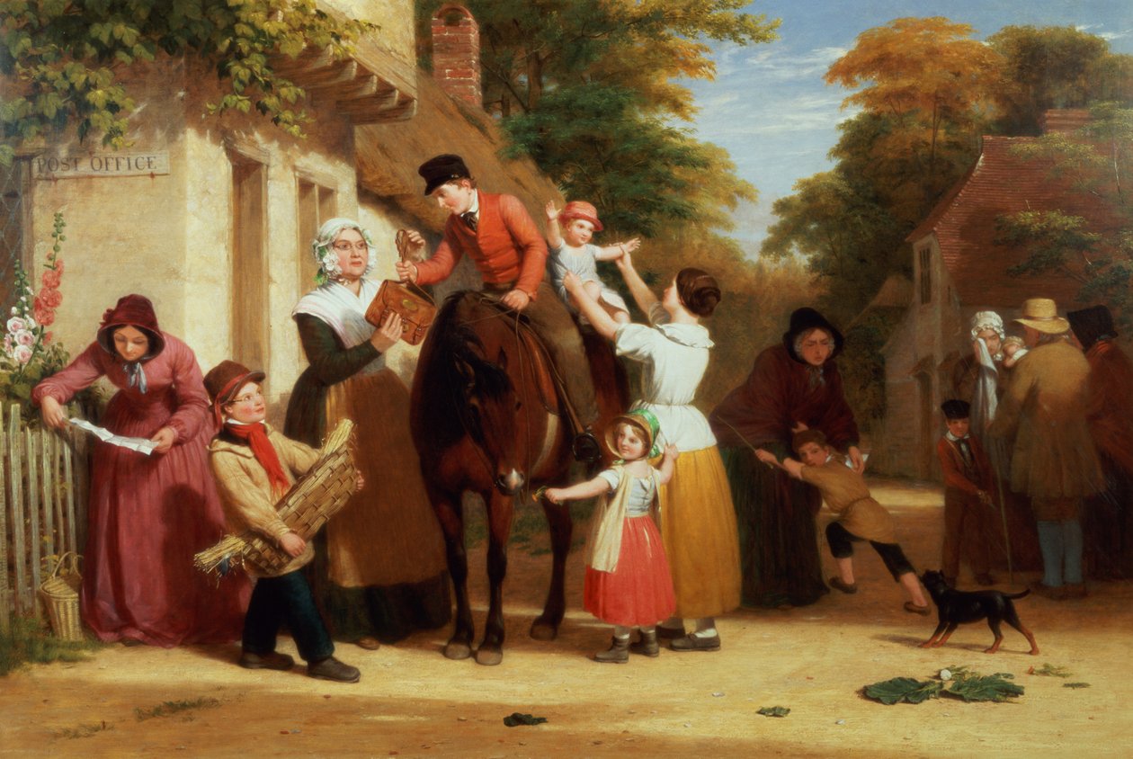 Landsbyens postkontor af William Frederick Witherington