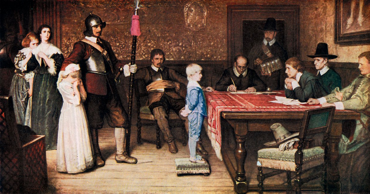 Og hvornår så du din far sidst, 1878, c1920 af William Frederick Yeames
