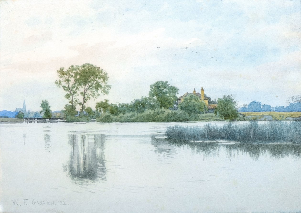På den anden side af Ouse til Hemingford Abbots af William Garden Fraser