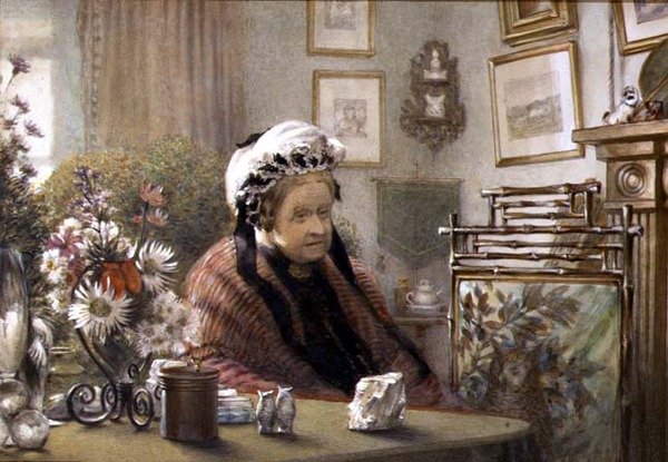 Miss Susan Beever på Thwaite af William Gersham Collingwood