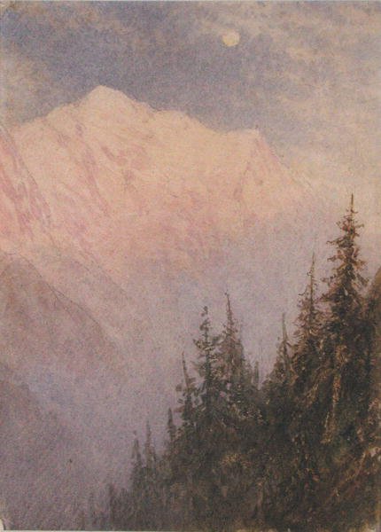 Mont Blanc af William Gersham Collingwood