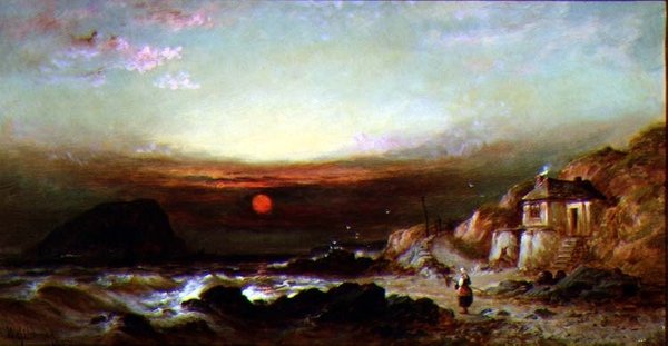 Mewstone Rock fra Wembury af William Gibbons