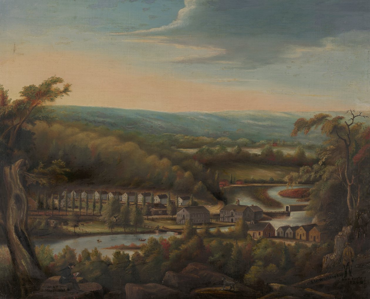 Eli Whitney Gun Factory, bagside: Smeden skohest af William Giles Munson